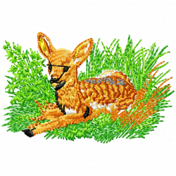 Gazelle Embroidery Design 4 Gazelle Embroidery Design 4